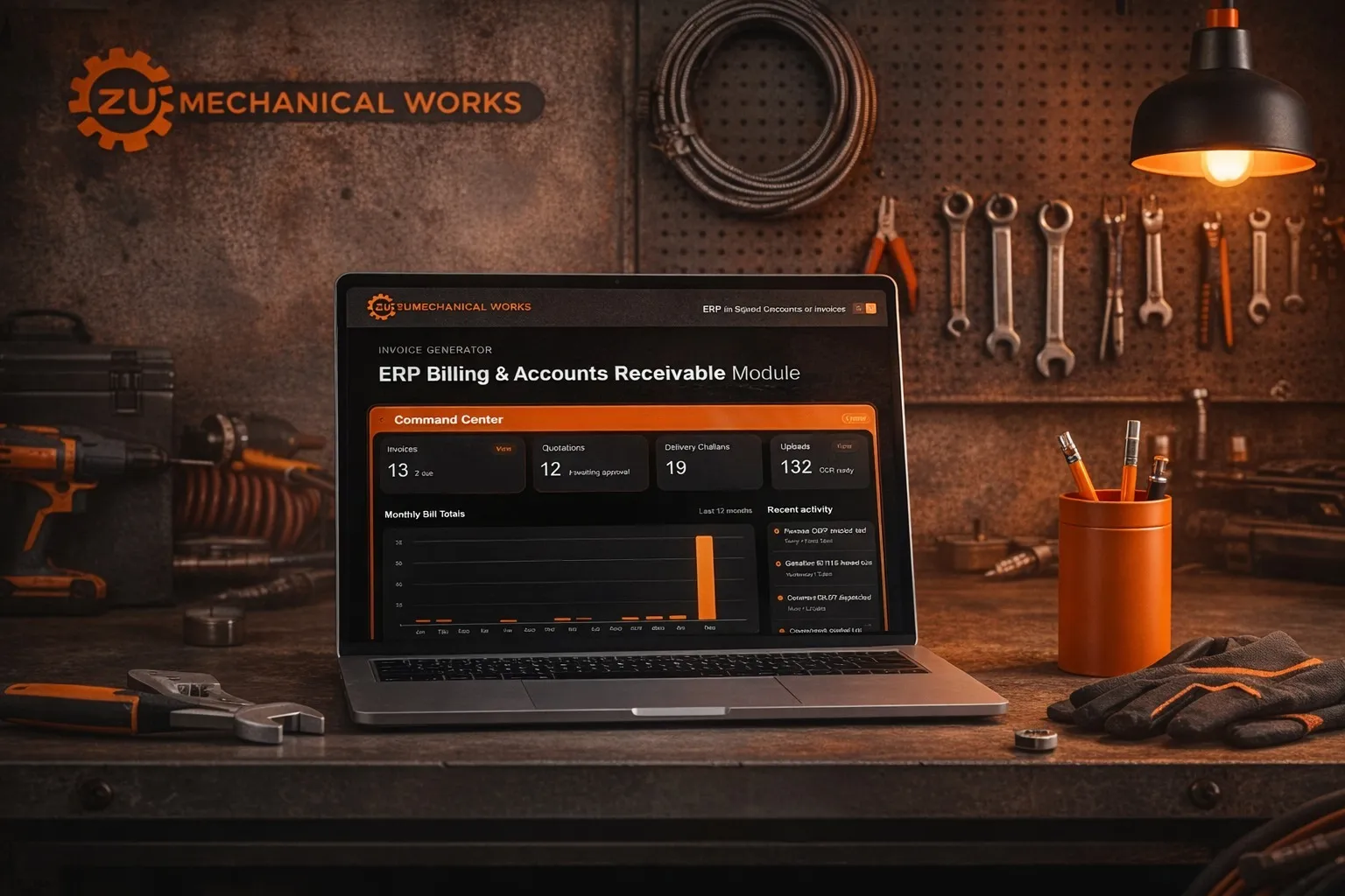 ZU Mechanical Works - ERP Billing & Accounts Receivable Module