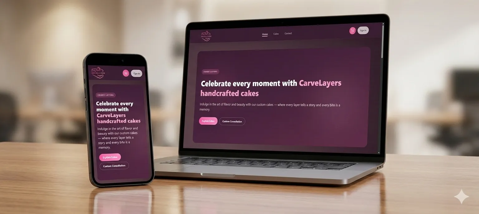 CraveLayers — Artisan Cake Commerce
